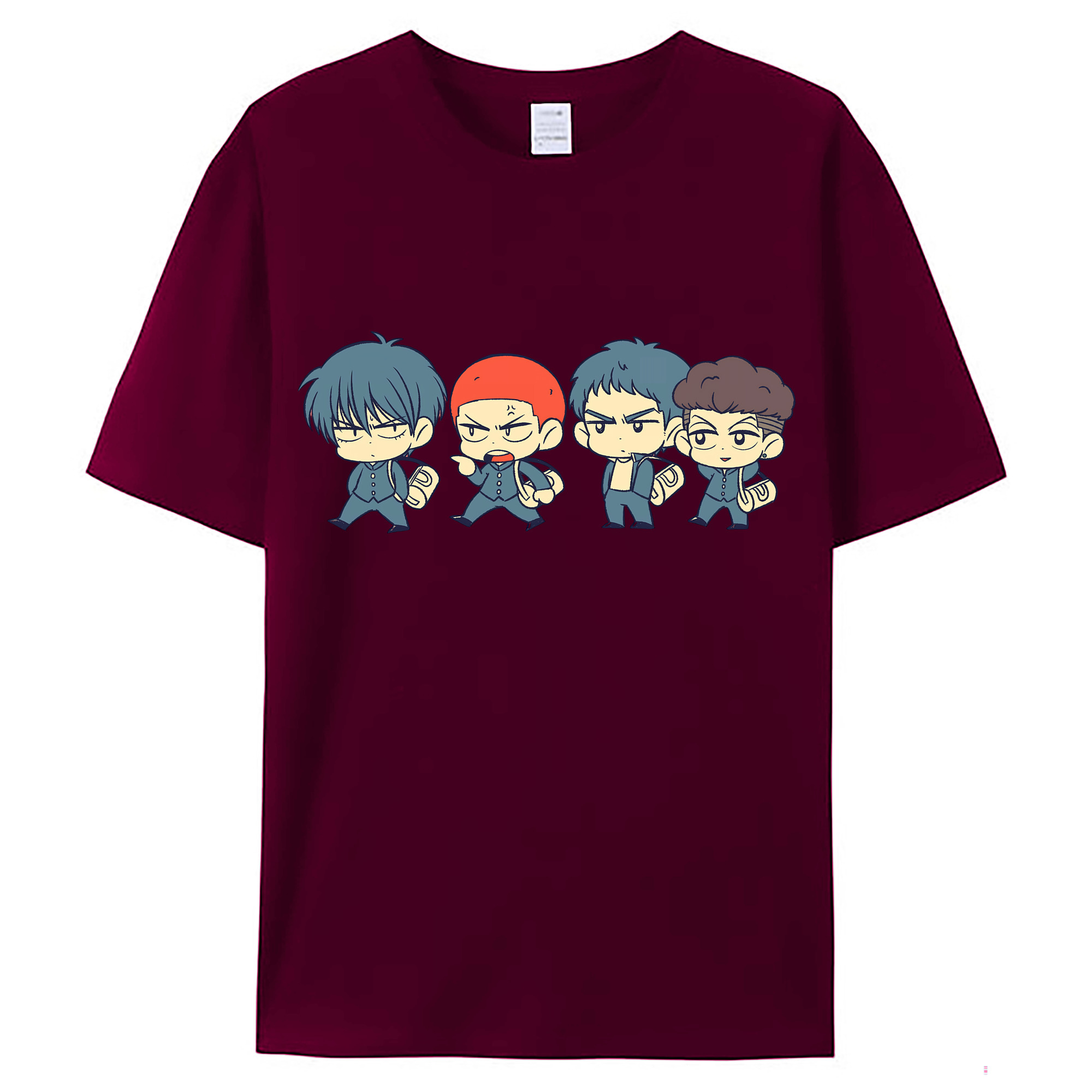 （画像用） SLAM DUNK／スラムダンク レディースカジュアルプリントTシャツ（綿100％）